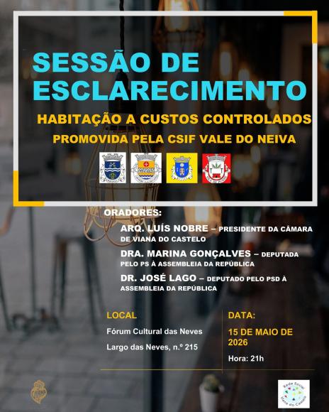Habita&ccedil;&atilde;o a Custos Controlados | Sess&atilde;o de Esclarecimento