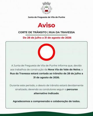 Corte de Tr&acirc;nsito | Rua da Travessa