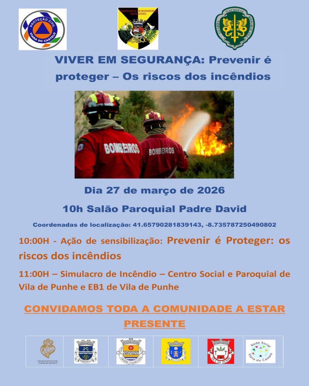 Prevenir e Proteger | A&ccedil;&atilde;o de Sensibiliza&ccedil;&atilde;o e Simulacro