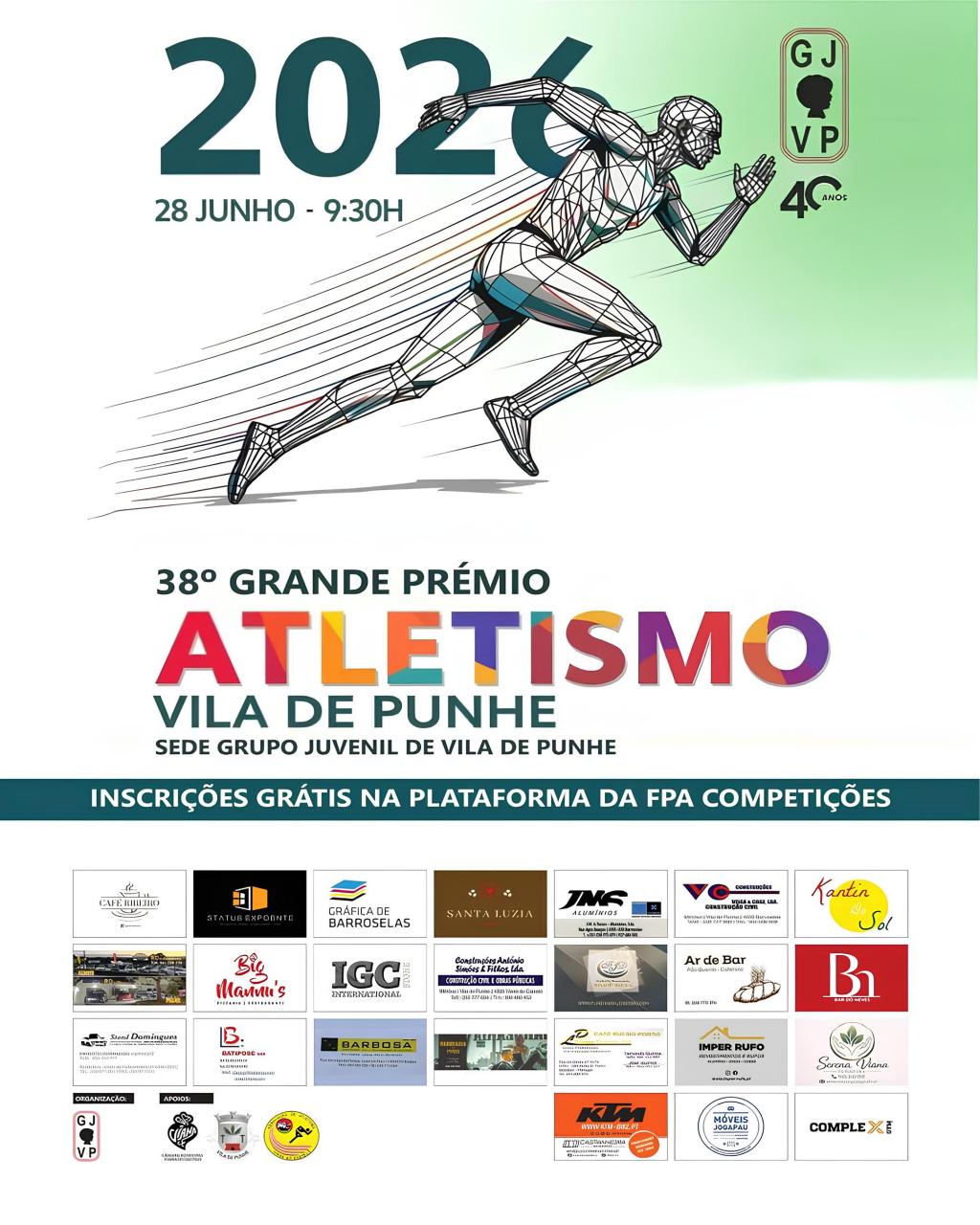 Atletismo | 38.&ordm; Grande Pr&ecirc;mio de Vila de Punhe